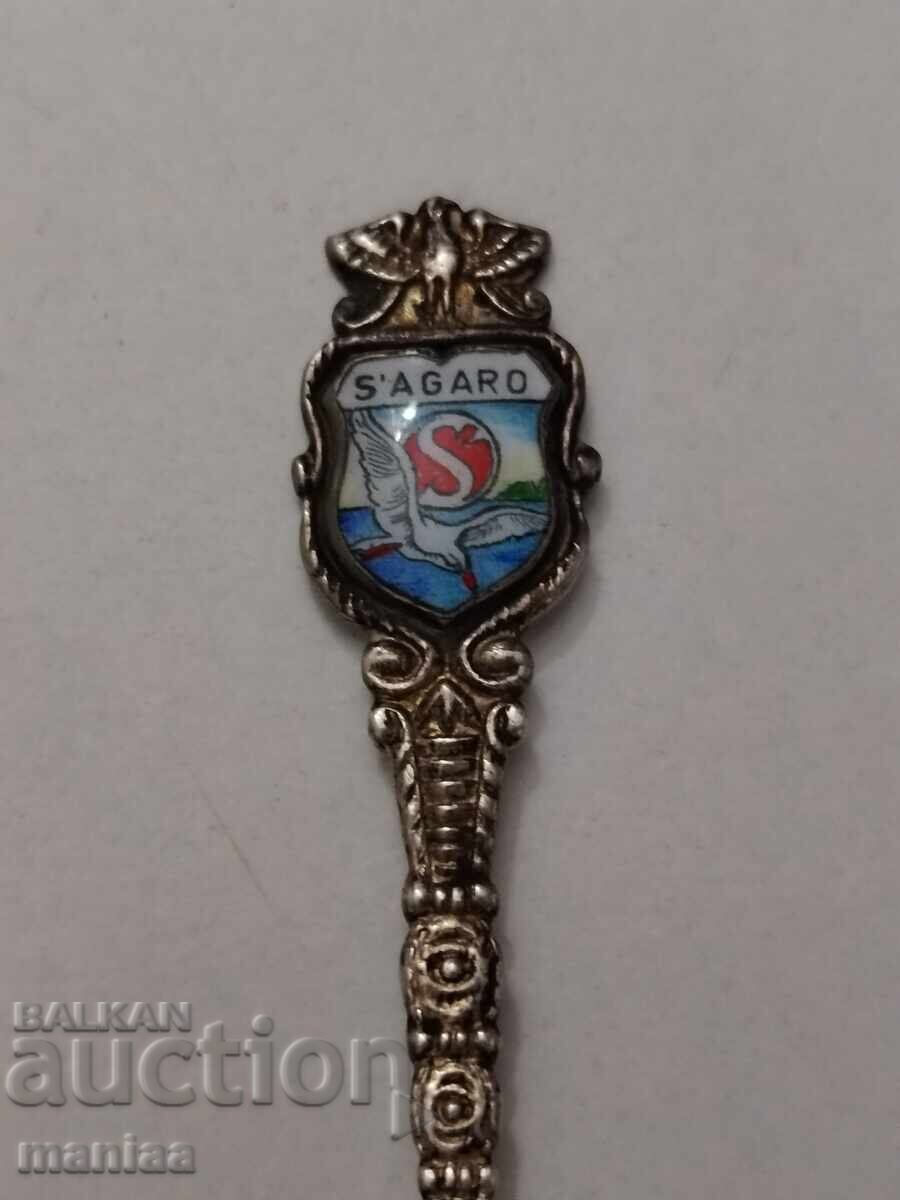 Licitație Linguriță din argint marcată