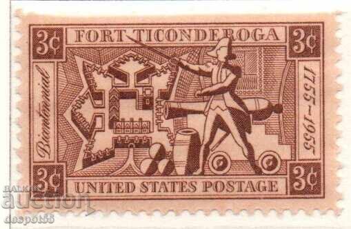 1955. USA. Fort Ticonderoga Bicentennial.