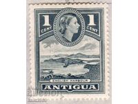 GB/Antigua-1953-Definitive-Vederi+medalion QE II, MLH
