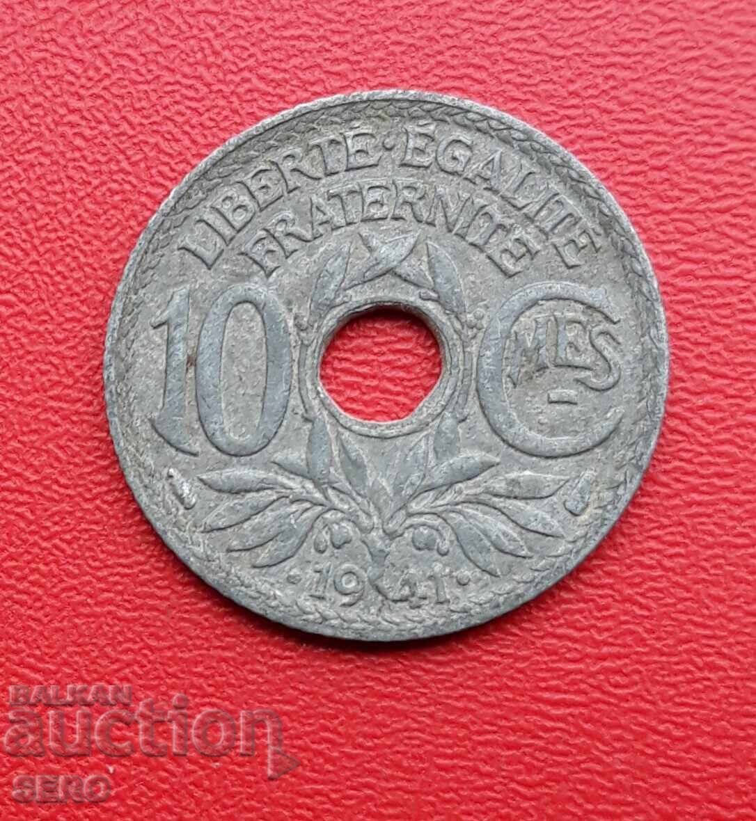 Γαλλία/Γερμανική κατοχή/-10 λεπτά 1941