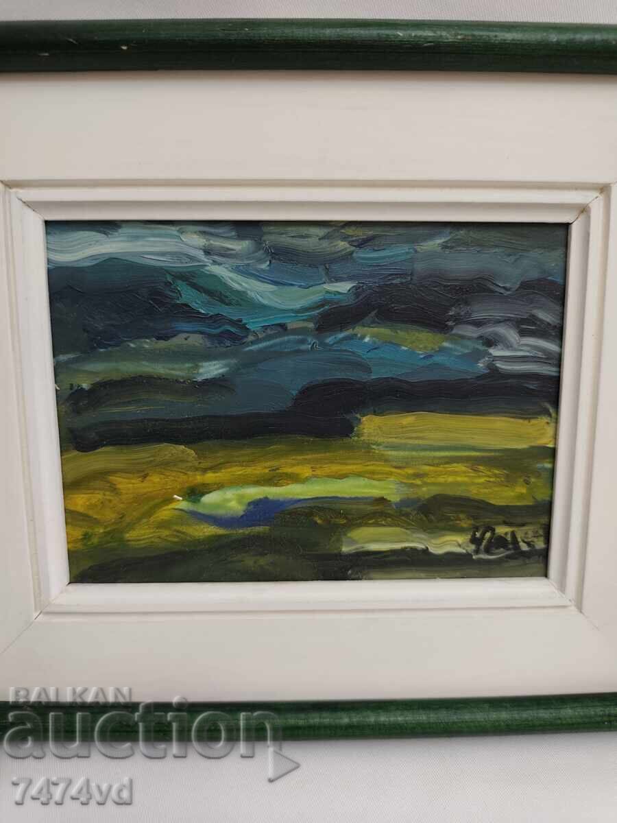 Tablou de autor din colecție privată, pictor Chavdar Petrov cu preț € 350.00 | 684.54 BGN Tablou de autor din colecție privată, pictor Chavdar Petrov cu preț € 350.00 | 684.54 BGN