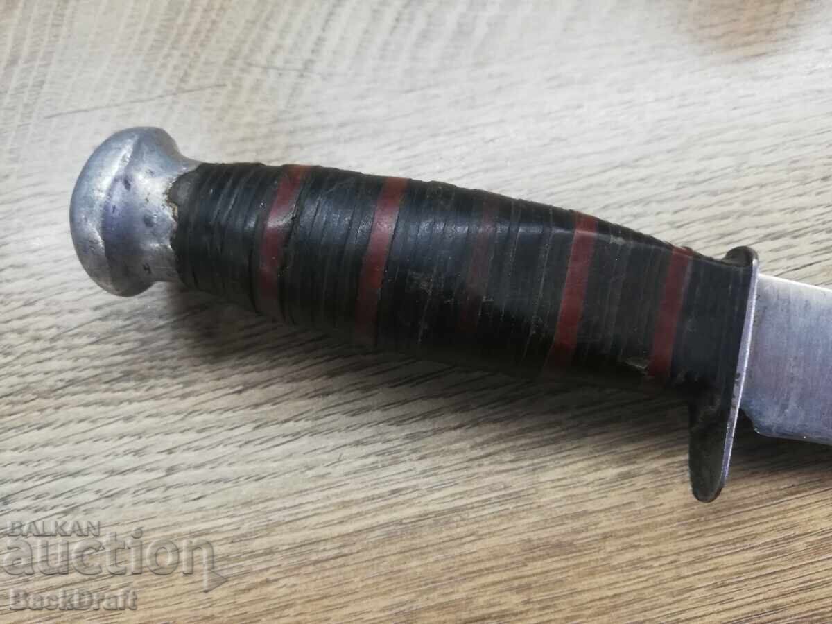 Cuțit inoxidabil vechi, de epocă, TPK "Vapțarov" - 6