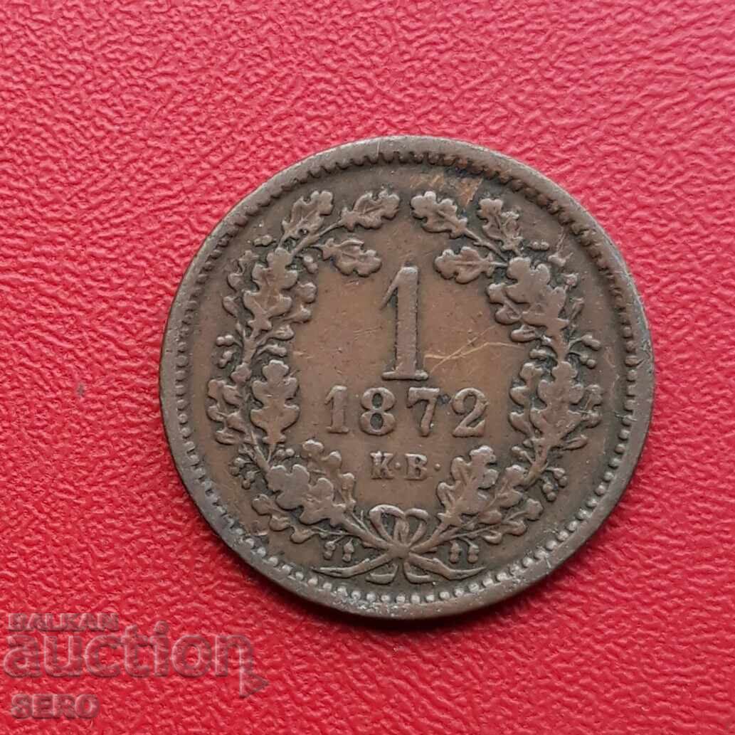 Austria-Hungary-1 kreuzer 1872
