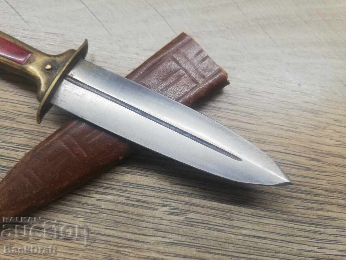 VECHE CUȚIT MIC BULGAR CHIRPAN, CUȚIT, LAMĂ - 5