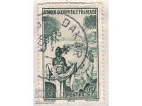 Africa Occidentală Franceză-1947-Uzuale-Spălătorese, ștampilă