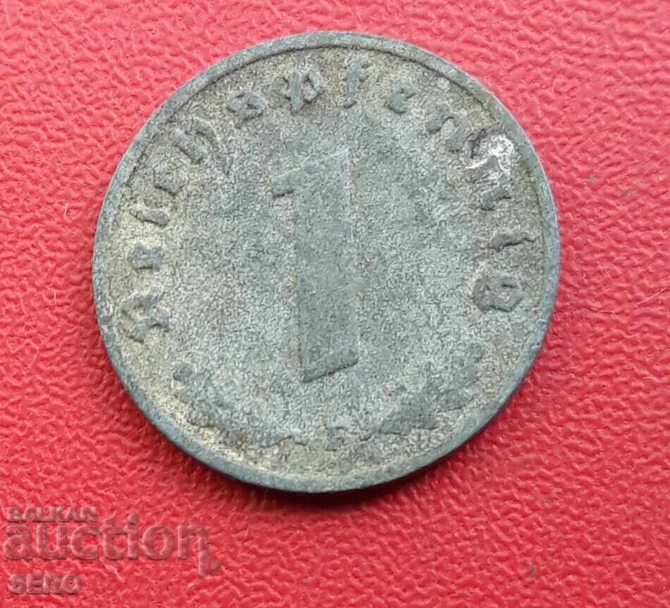 Германия-III-тия райх-1 пфениг 1944 F-Щутгарт с цена € 0.41 | 0.80 лв.
