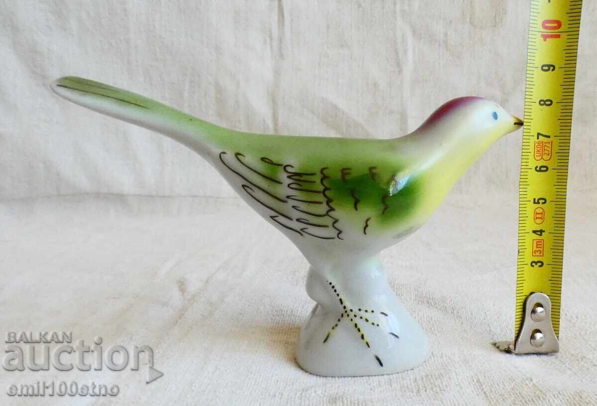 Nightingale bird figurine vintage Bulgarian porcelain - 7