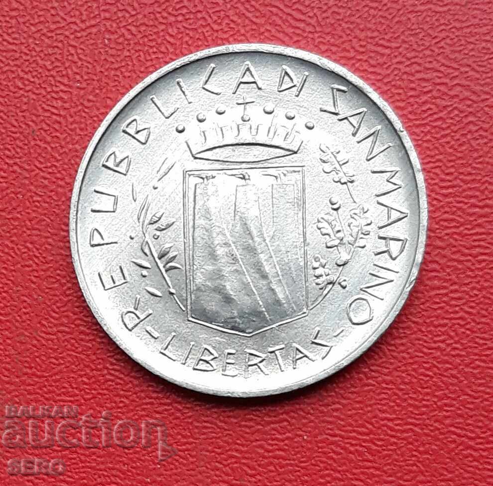 Сан Марино-10 лири 1981-рядка и отл.запазена с цена € 2.01 | 3.93 лв.