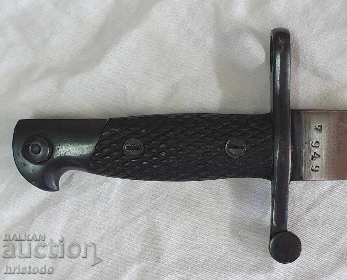 Baionetă spaniolă, cuțit, baionetă Bolo M1941 pentru carabină Mauser - 5