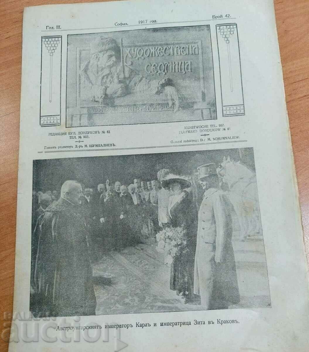 1917 REVISTA SĂPTĂMÂNĂ A ARTEI PRIMULUI RĂZBOI MONDIAL BR42