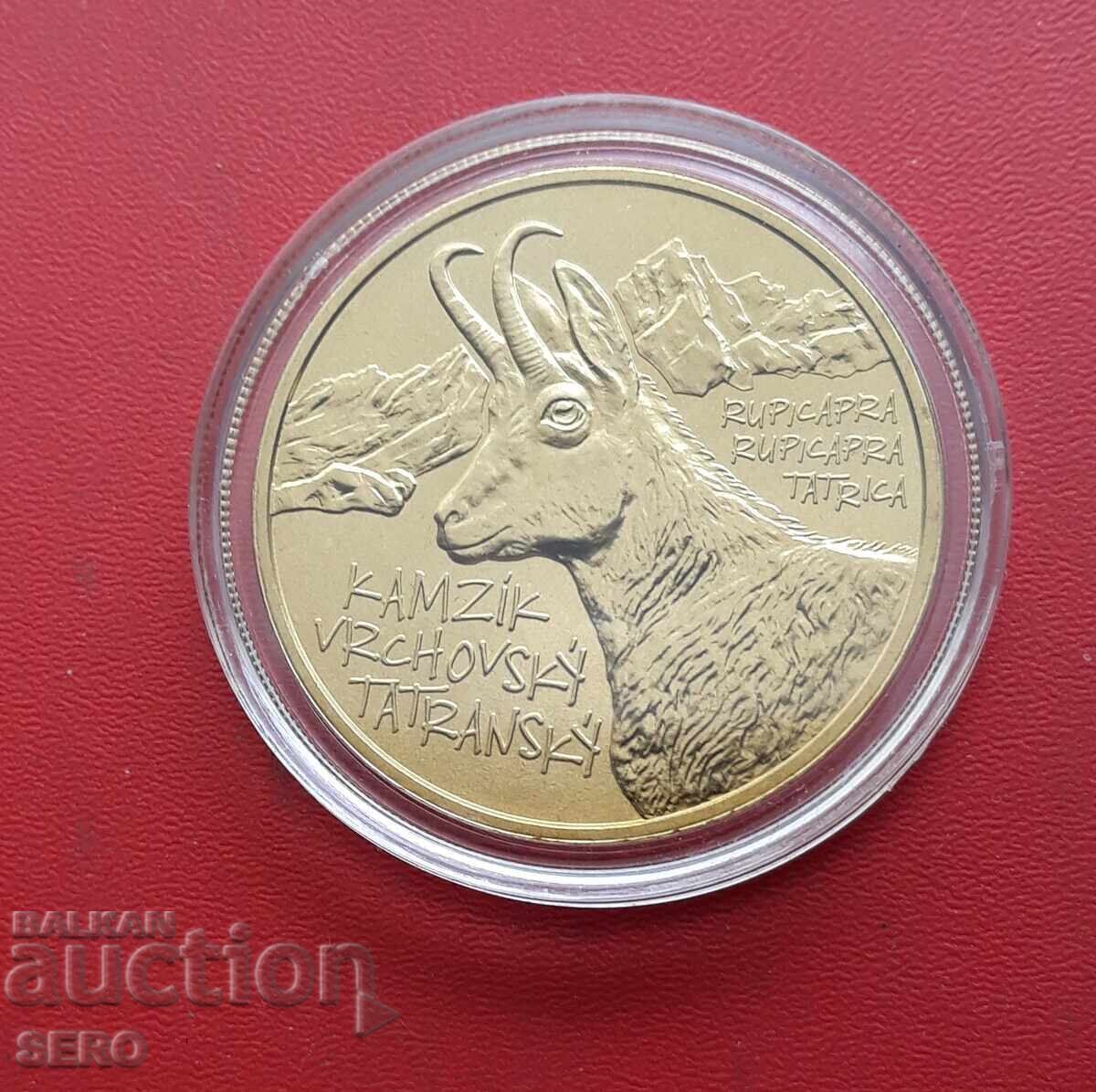Slovacia-5 euro 2022-capră neagră din Tatra-foarte rară-tiraj 45000 cu preț € 9.01 | 17.62 BGN