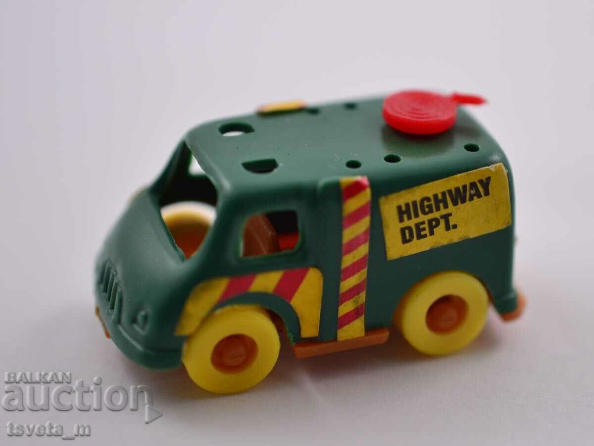 Cărucior mic din plastic jucării pentru copii „kinder surprise”.