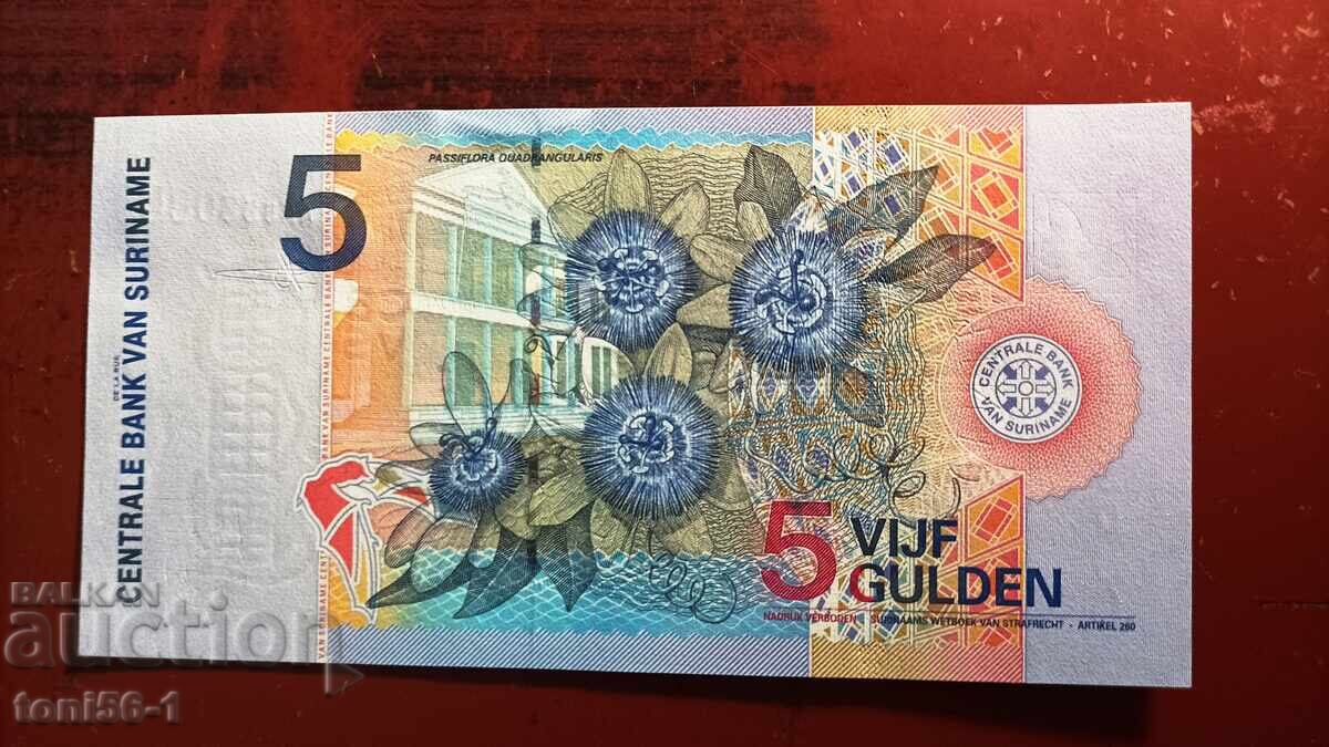 Суринам 5 гулдена 2000 UNC