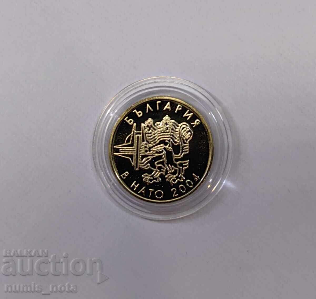50 stotinki 2004 Bulgaria în NATO - PL - UNC - 5