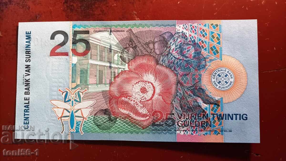 Σουρινάμ 25 γκίλντερ 2000 UNC