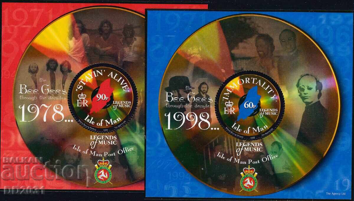 Isle of Man 1999 - Bee Gees music MNH