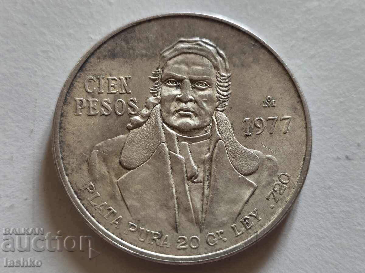 Сребърна монета Мексико