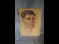 Desen vechi de maestru, tablou portret de bărbat