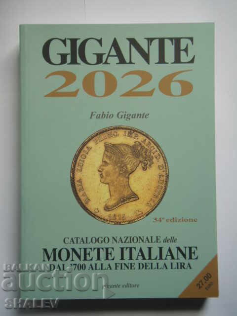 Catalog monede Italia 2026 - ediția Fabio Gigante