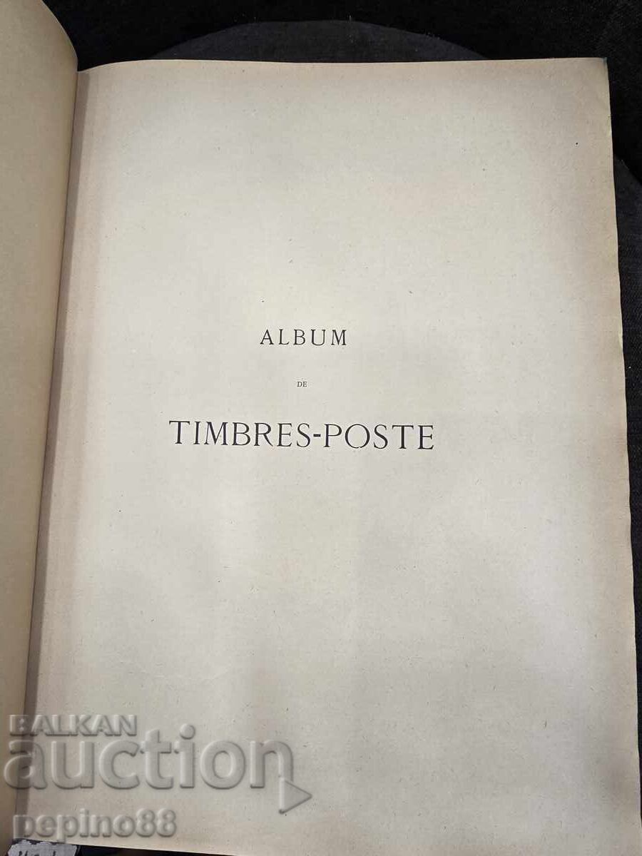 Delivery of Antique French stamp album