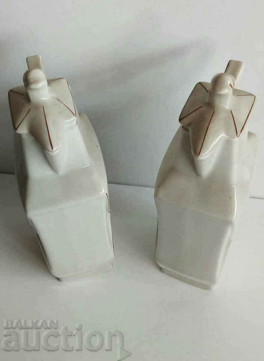 Licitație . VASE DE PORCELAN ULEI BOCACE OTET OTET DE MASLINE