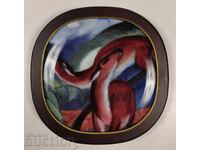 Noble..ROSENTHAL PORCELAIN PLATE PICTURE MARK BRADEX