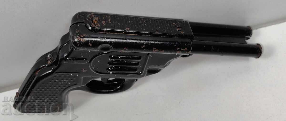 Livrarea JUCĂRIE PENTRU COPII MAȘINUȚĂ DIN TABLĂ METALICĂ PISTOL CU ZGOMOT