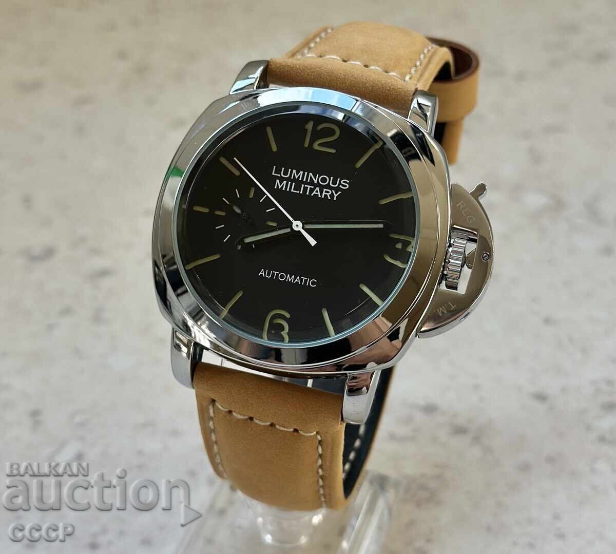 Σαν καινούργιο! Luminous Military Automatic Ανδρικό Ρολόι Σαν καινούργιο! Luminous Military Automatic Ανδρικό Ρολόι