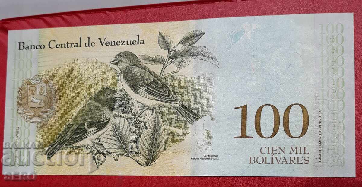Banknote-Venezuela-100 bolivares 2017 with price € 0.21 | 0.41 BGN