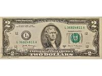 SUA - 2 dolariP#545. Seria 2017 A - L (San Francisco) „FW”