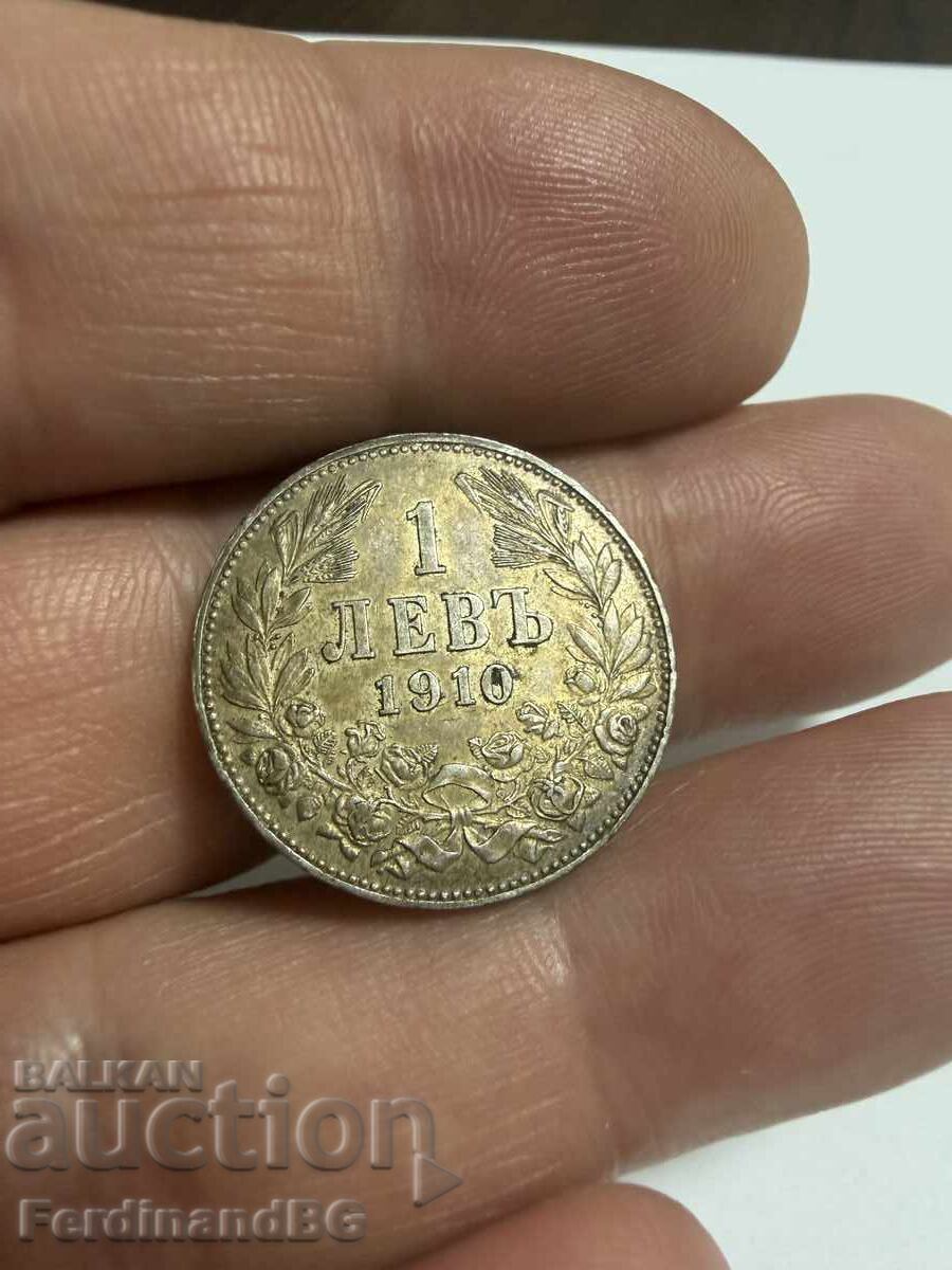 Auction 1 lev 1910 Kingdom of Bulgaria Auction 1 lev 1910 Kingdom of Bulgaria