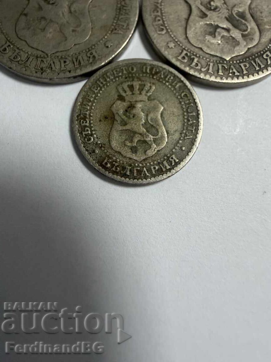 2 i 1/2 stotinki 1888 g. i 2 br. 20 stotinki 1888 g. Bŭlgariya - 5