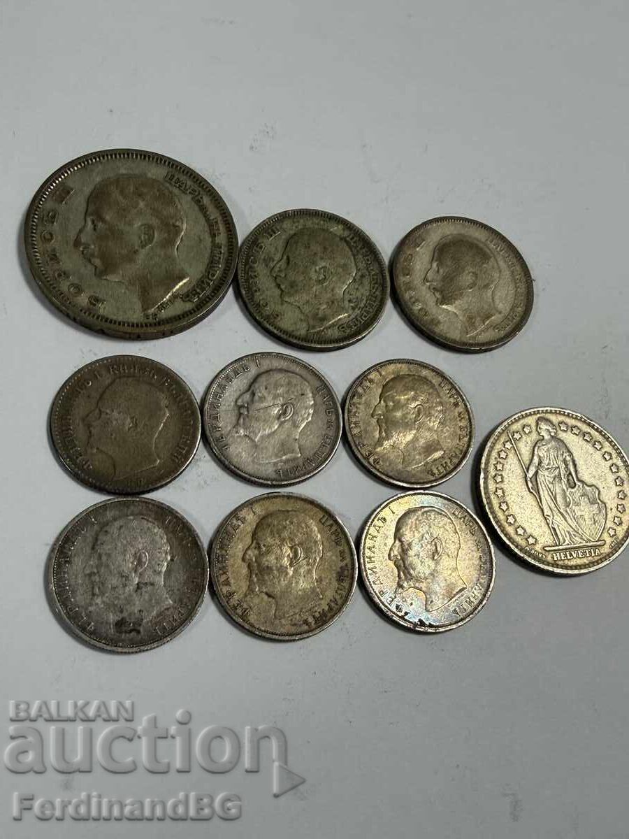 Παρτίδα ασημένιων νομισμάτων του 1 σεντ - 6