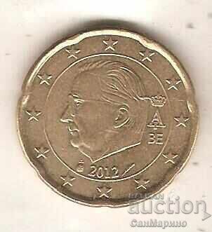 Βέλγιο 20 λεπτά 2012 με τιμή € 0.60 | 1.17 BGN