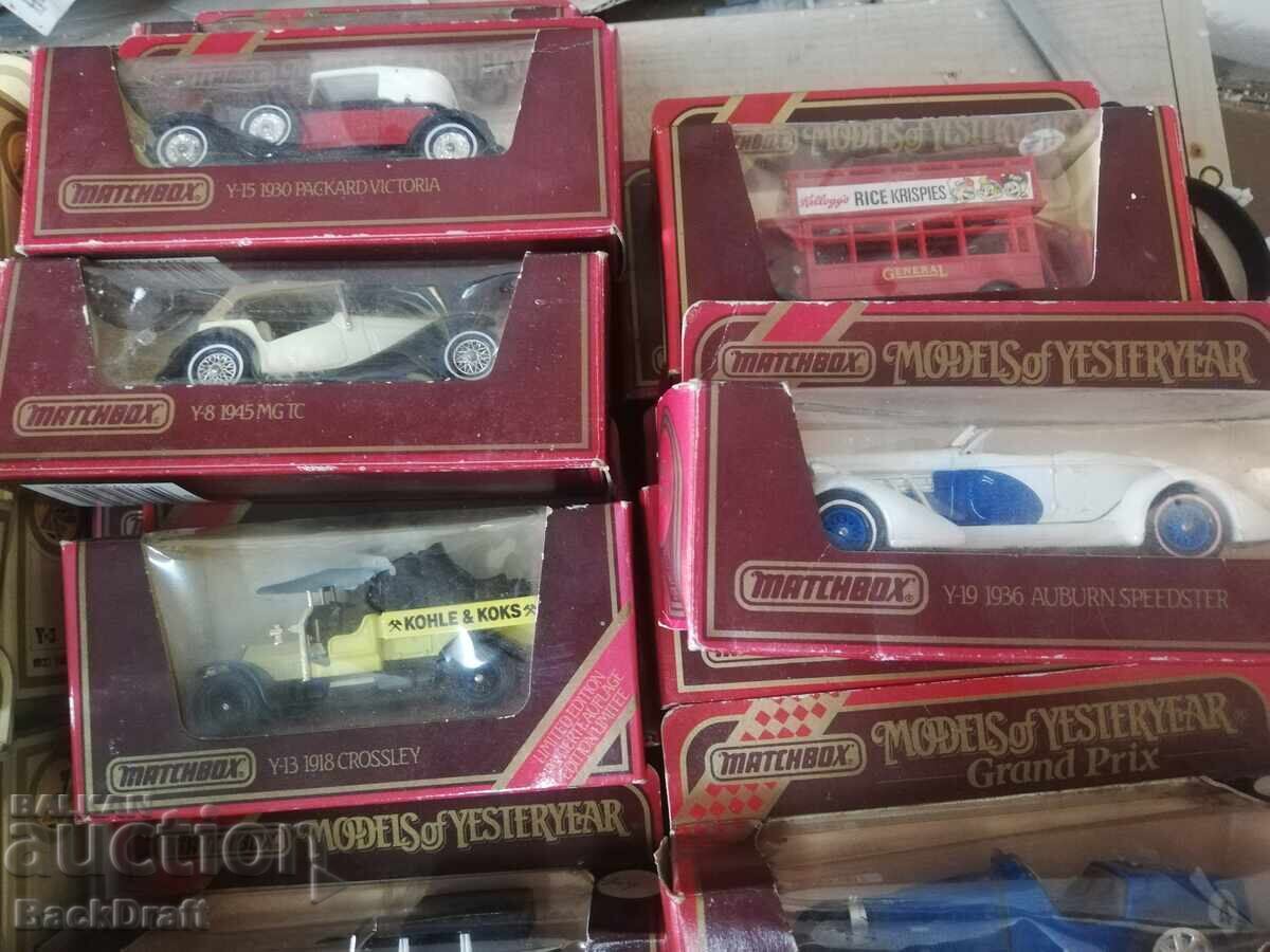 Livrarea 66 bucăți mașinuțe metalice retro Matchbox Models of Yesteryears