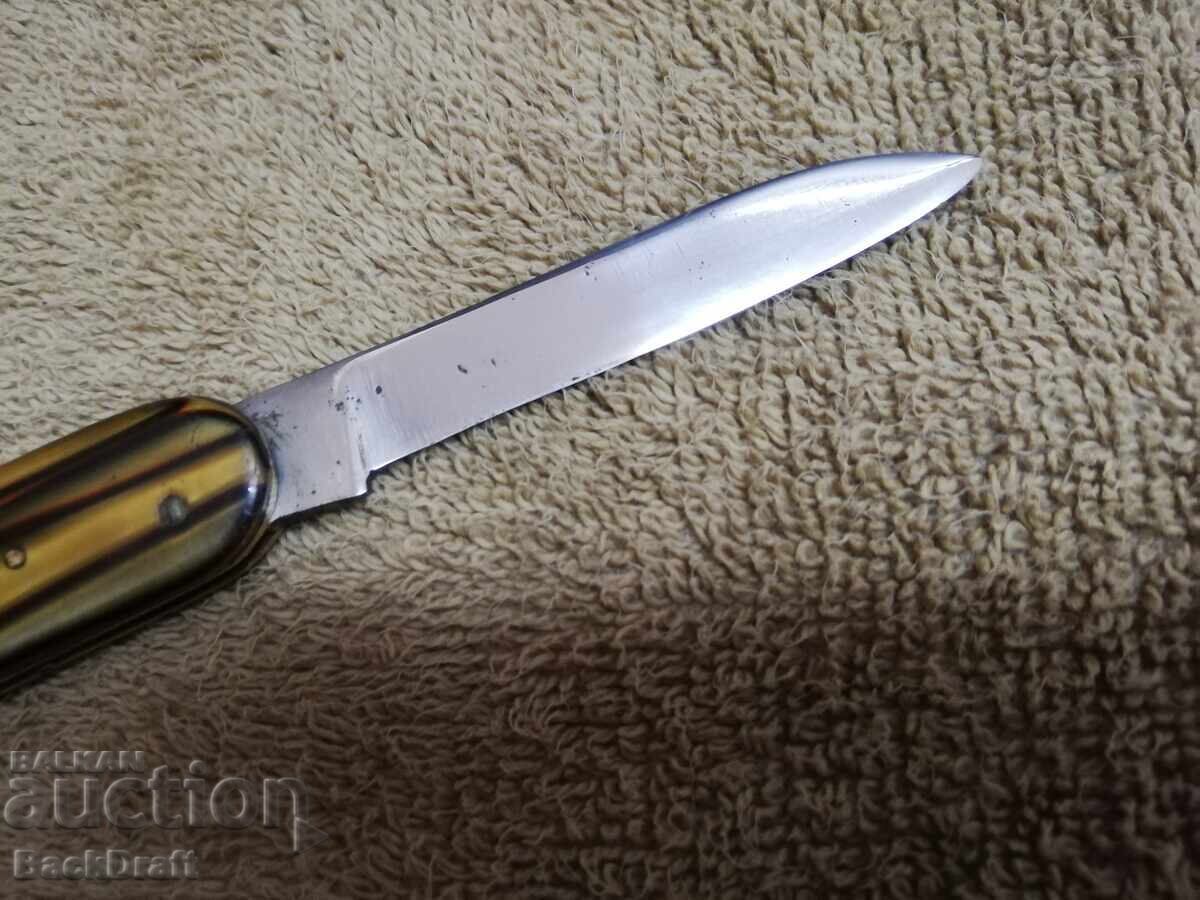 CUȚIT DE BUZUNAR BULGĂRESC BUCOVEC, CUȚIT, DESCHIZĂTOR DE STICLE, MODEL RAR - 7