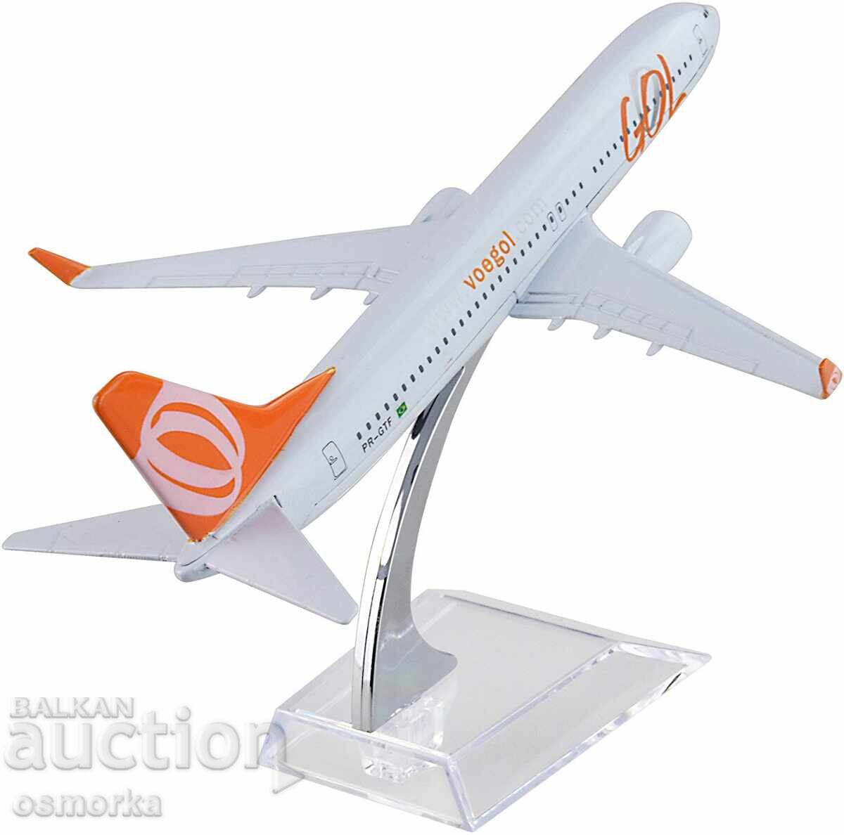 Model avion Boeing 737 Gol machetă metalică Voegol Braz cu preț € 16.50 | 32.27 BGN Model avion Boeing 737 Gol machetă metalică Voegol Braz cu preț € 16.50 | 32.27 BGN