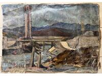 Tablou mare de Evgeni Tomov, 1972