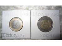 Lot de monede de 1 și 2 Euro 2002/2004 din Irlanda
