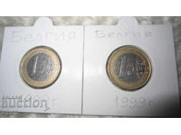 Lot de monede de 1 Euro 1999 din Belgia
