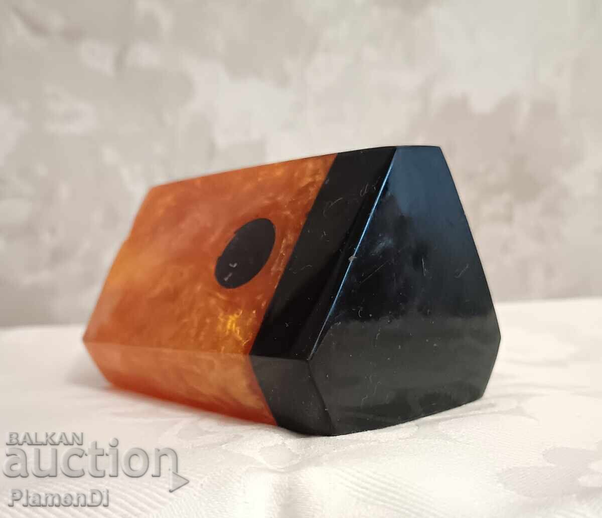 Suport de creioane/vază vintage din Catalin Bakelite Lava Flow - 6