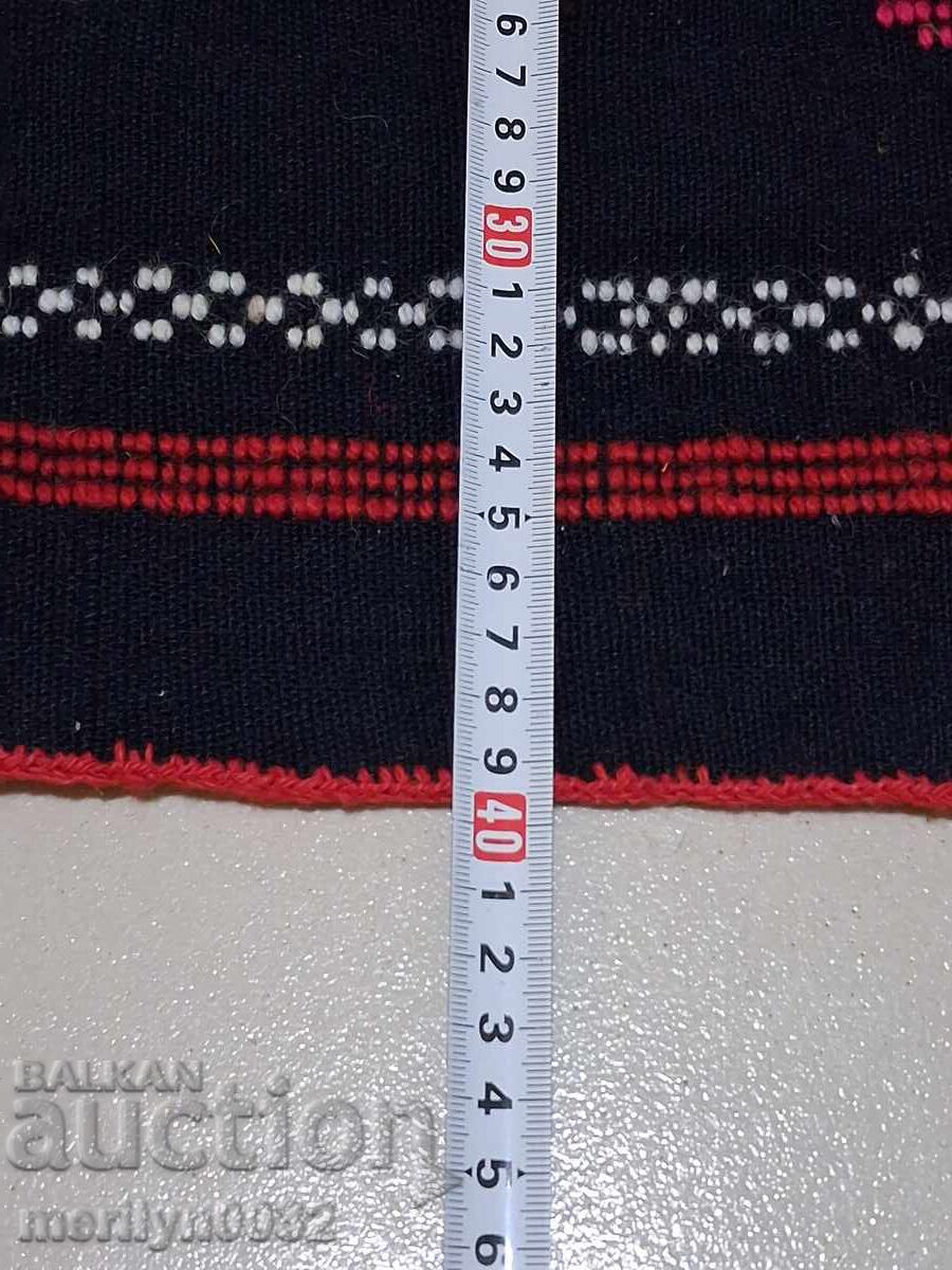 Husă de pernă minderlock, țesută veche, brodată - 5