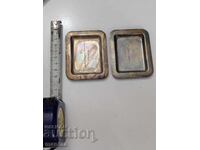 Lot of silver jam saucers