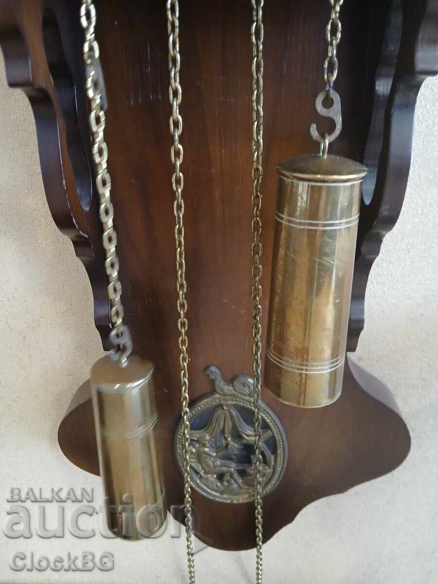Δημοπρασία Ολλανδικό ρολόι τοίχου με βαρίδια