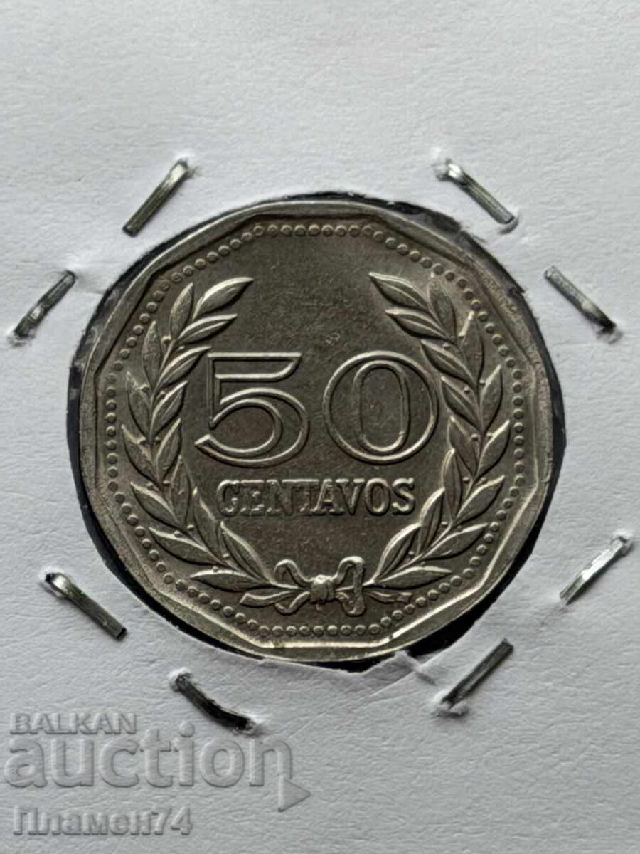50 centavos 1979 Columbia