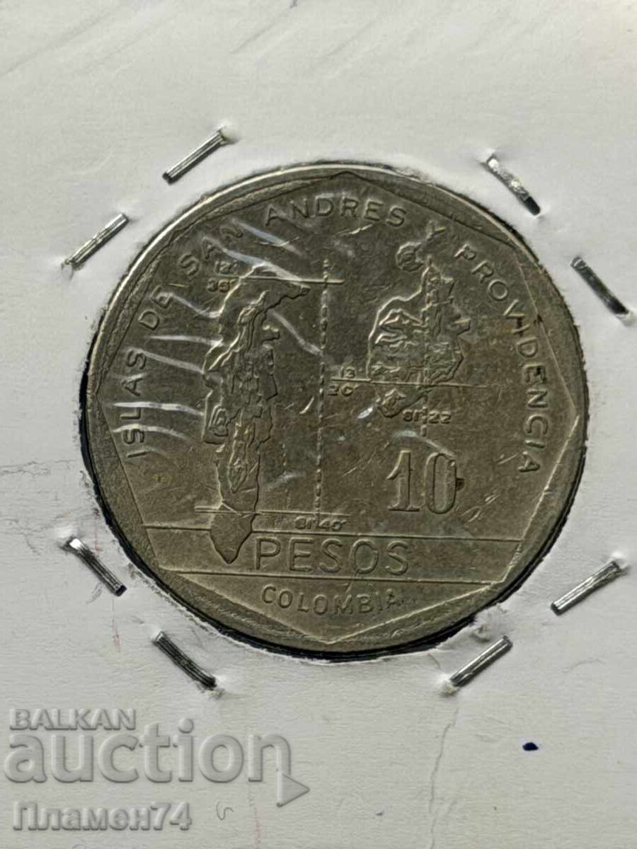 10 pesos 1981 Columbia