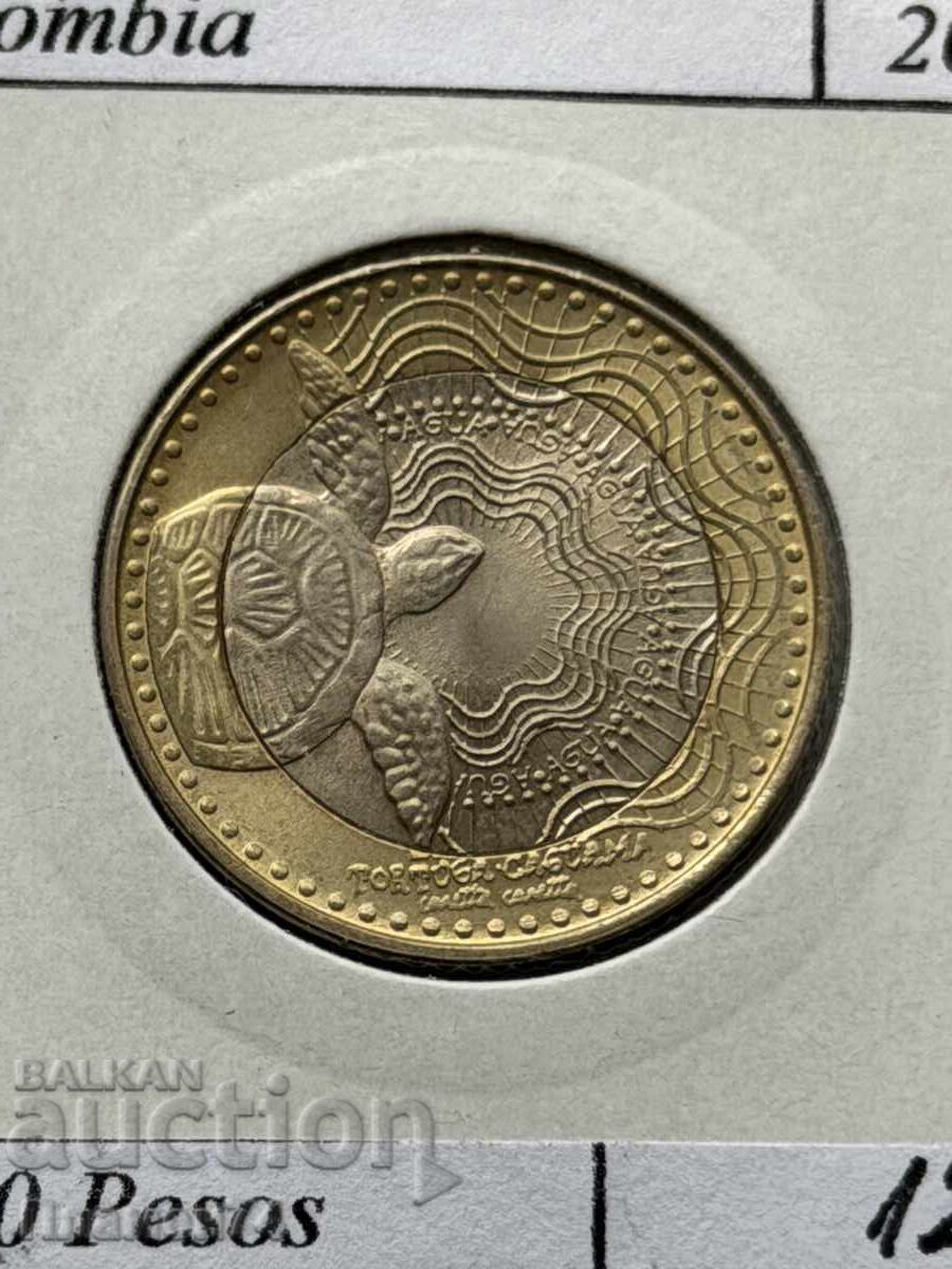 1000 pesos 2014 Columbia cu preț € 2.00 | 3.91 BGN