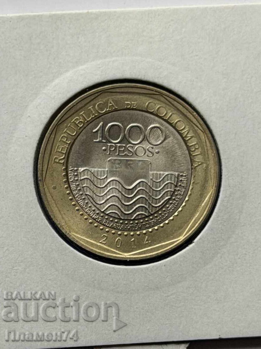 1000 pesos 2014 Columbia