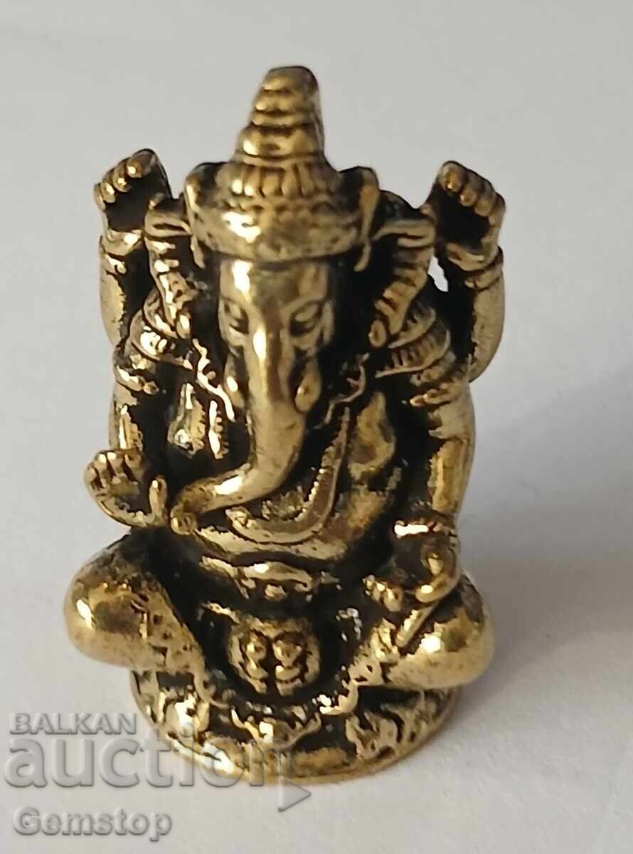 PREȚ REDUS! Figurina stilizată din bronz Ganesh de 19g de la 1 RON! cu preț € 1.50 | 2.93 BGN