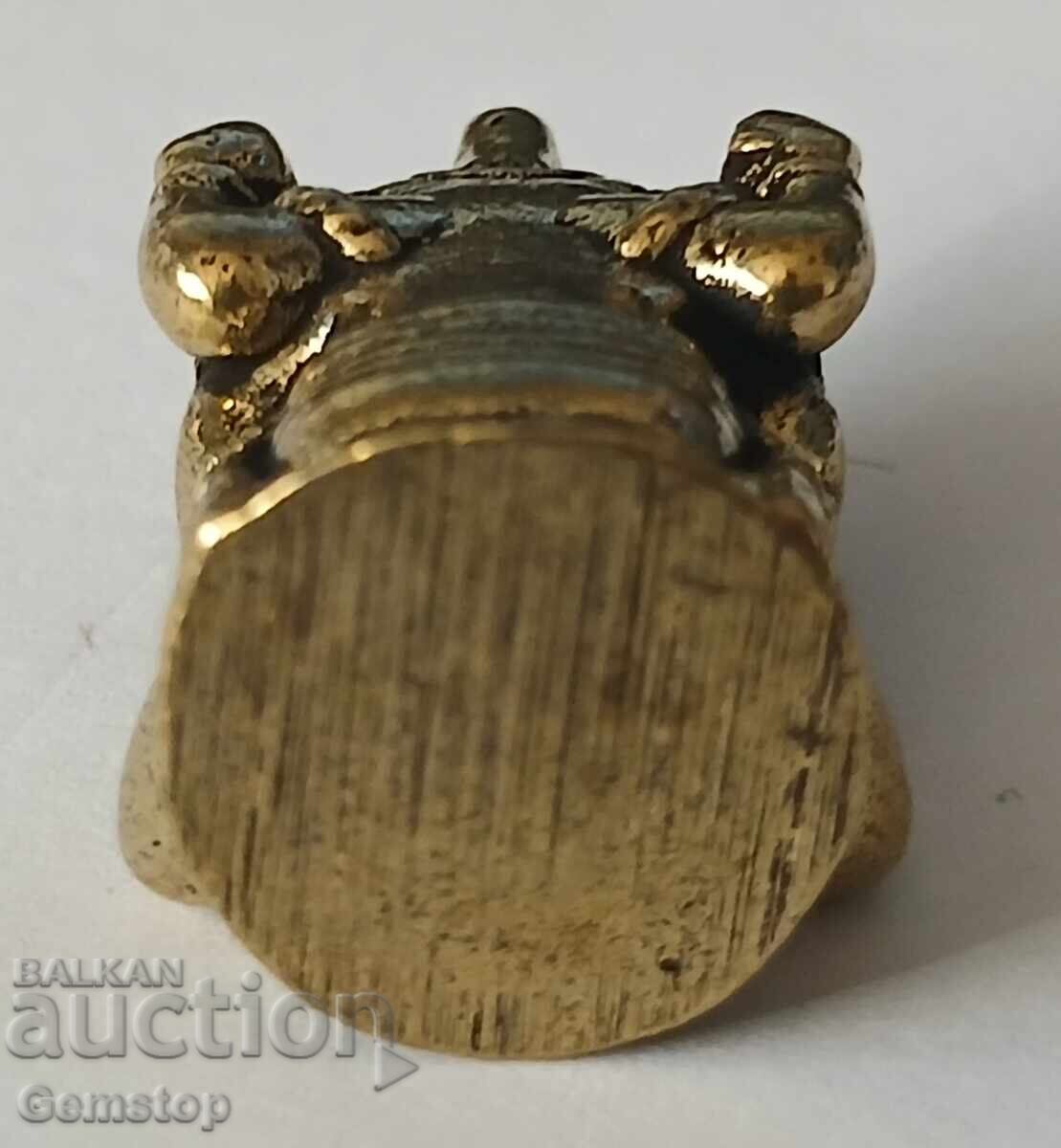 PREȚ REDUS! Figurina stilizată din bronz Ganesh de 19g de la 1 RON! - 6
